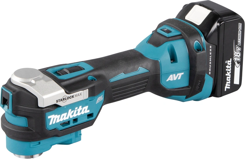 Многофункциональный инструмент Makita DTM52RTJX1 синий/черный — миниатюра 4