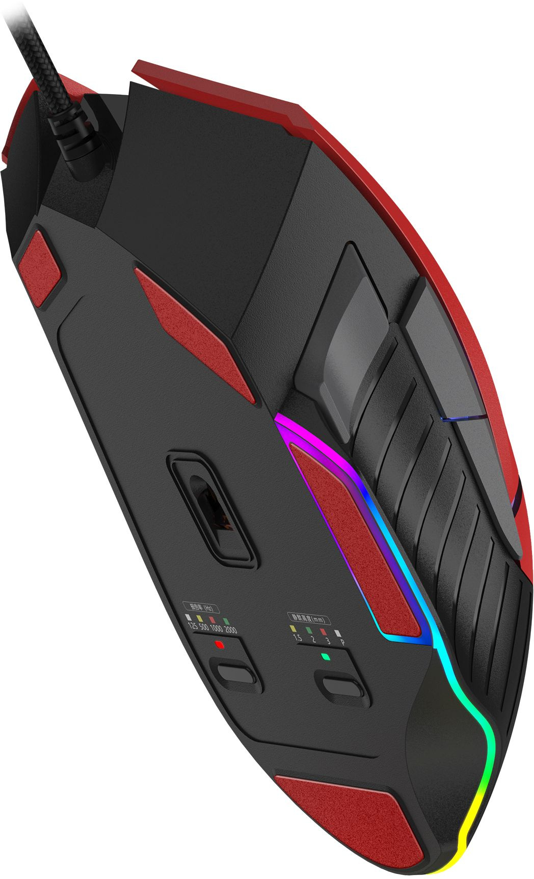Мышь A4Tech Bloody W95 Max Sports красный/черный оптическая 12000dpi USB 10but (W95 MAX SPORTS RED) — миниатюра 10