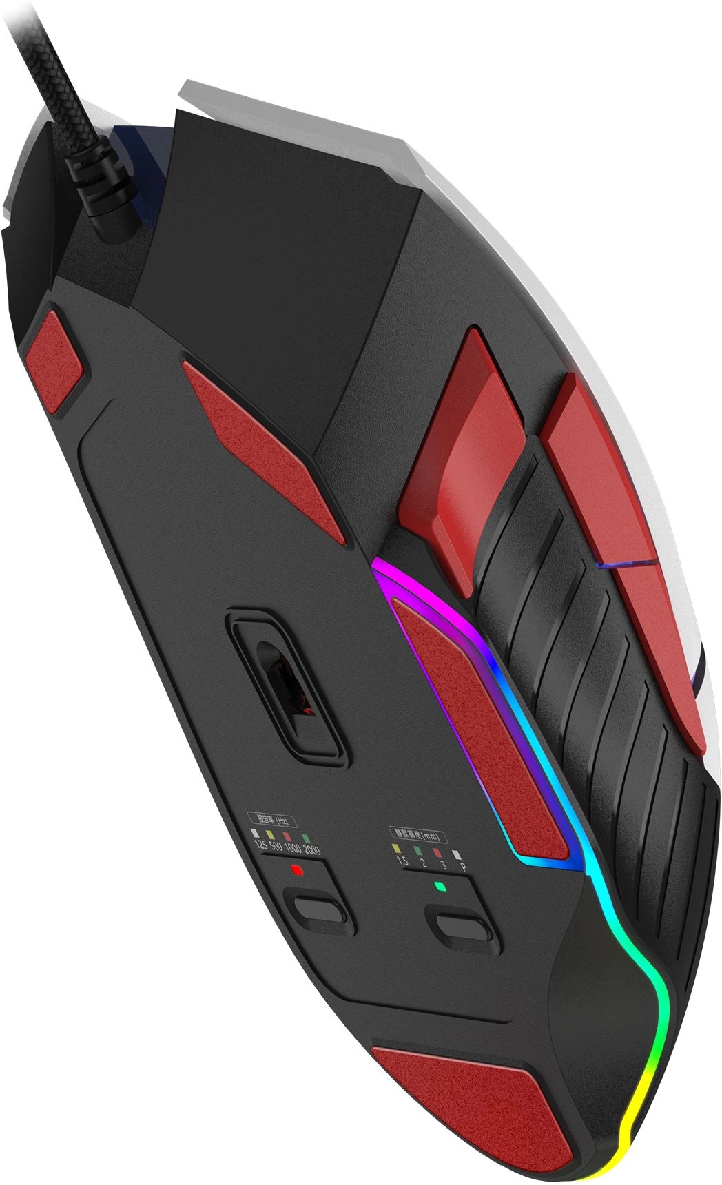 Мышь A4Tech Bloody W95 Max Sports синий/белый оптическая 12000dpi USB 10but (W95 MAX SPORTS NAVY) — миниатюра 10
