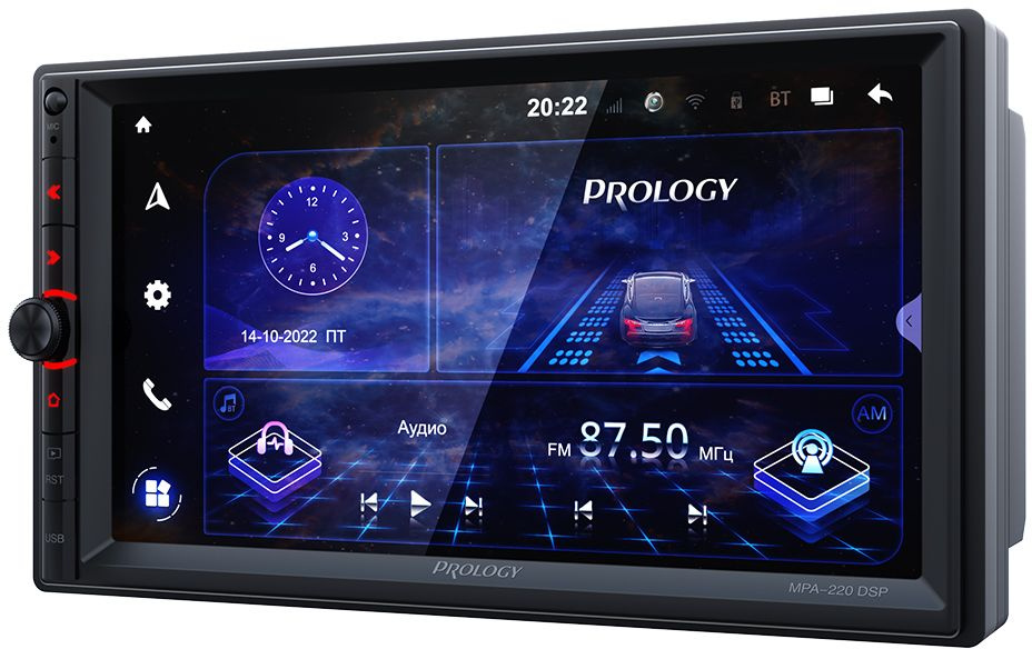 Автомагнитола Prology MPA-220 DSP 2DIN 4x55Вт v5.1 7" ПДУ RDS (PRMPA220) — миниатюра 3