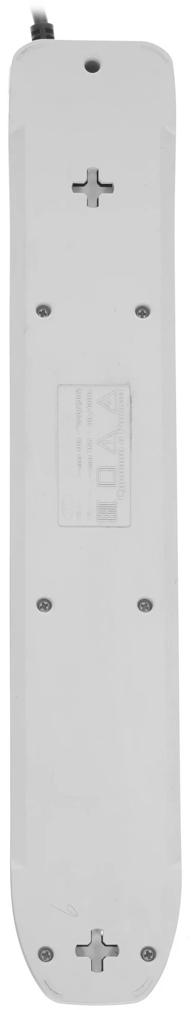 Сетевой фильтр Pilot L (GP) 1.8м (6 розеток) белый (коробка) — миниатюра 8