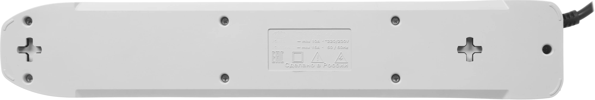 Сетевой фильтр Pilot L (GP) 174 7м (6 розеток) белый (коробка) — миниатюра 4
