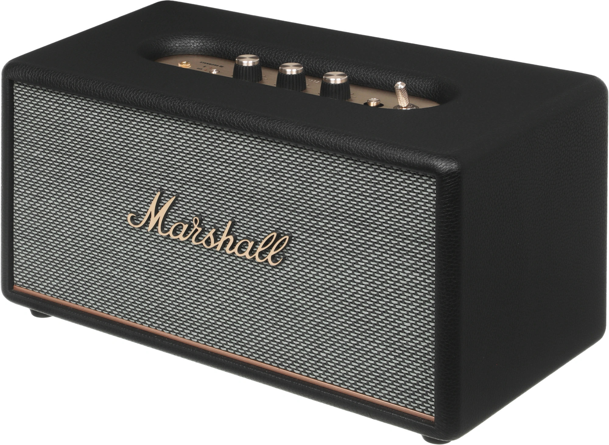 Колонка порт. Marshall Stanmore III черный/золотистый 80W 2.1 BT/3.5Jack 10м — миниатюра 7