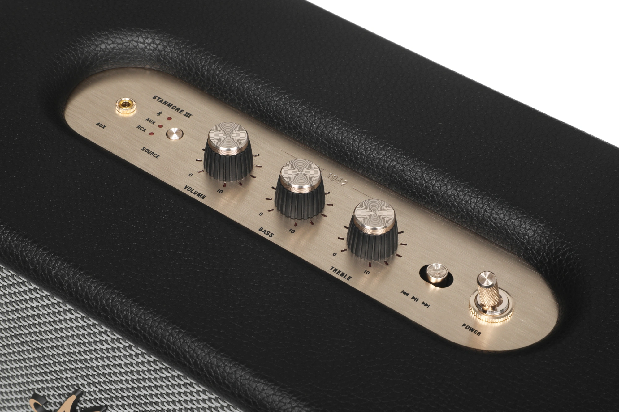 Колонка порт. Marshall Stanmore III черный/золотистый 80W 2.1 BT/3.5Jack 10м — миниатюра 8