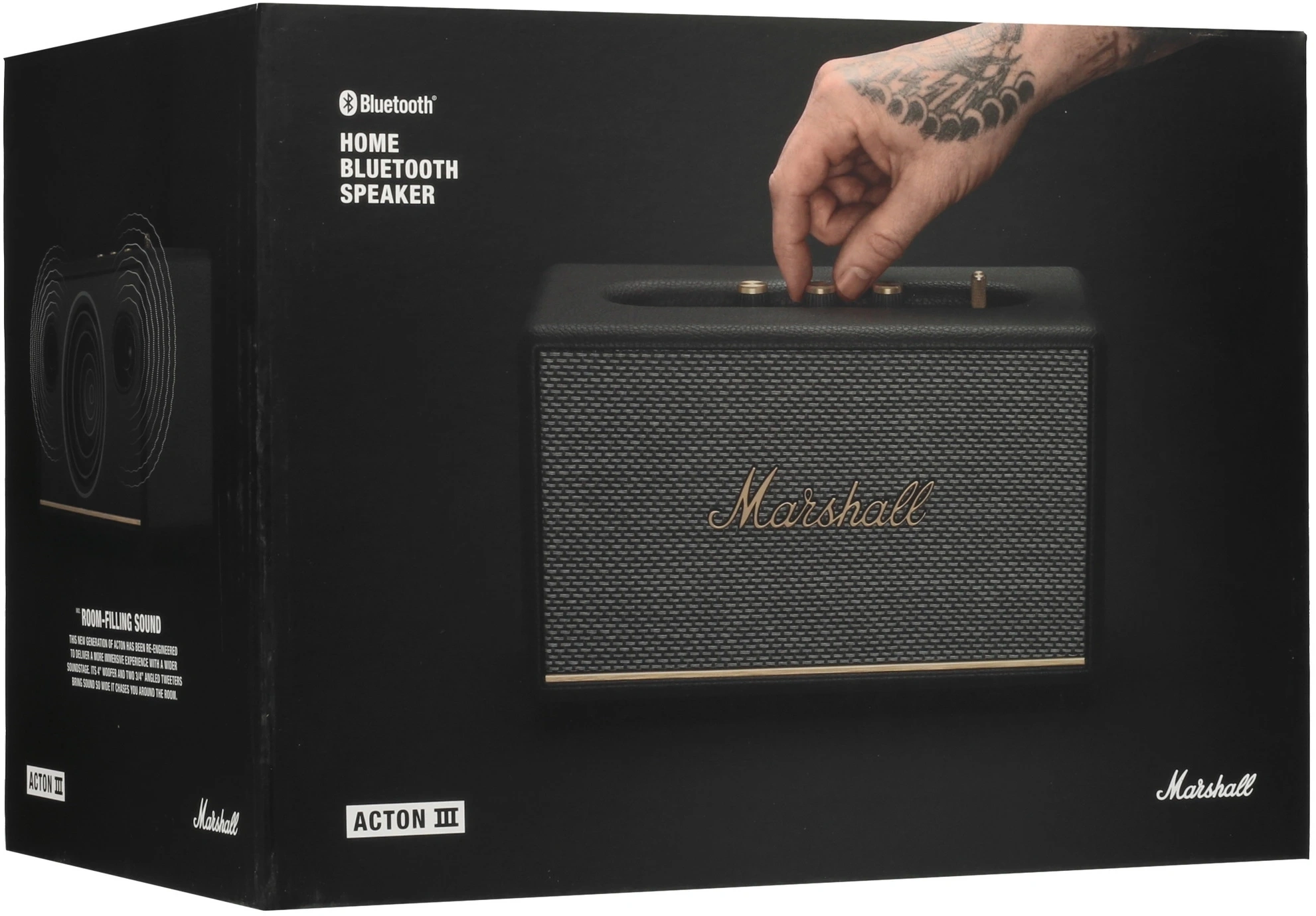Колонка порт. Marshall Acton III черный/золотистый 60W 2.1 BT/3.5Jack 10м — миниатюра 8