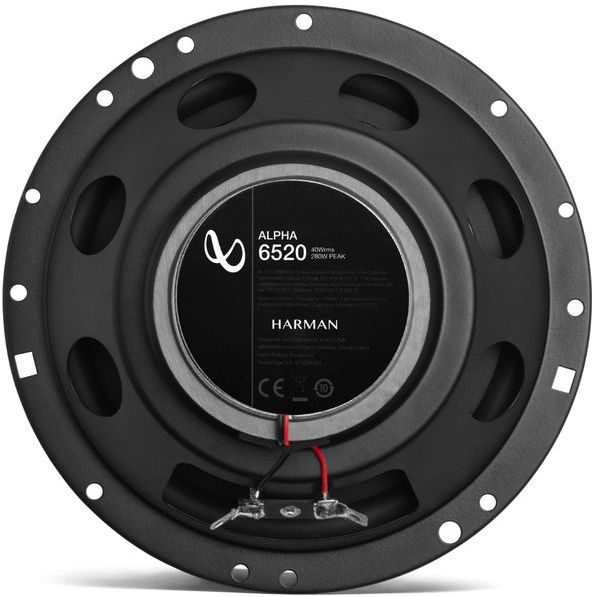 Колонки автомобильные Infinity Alpha 6520 280Вт 91дБ 4Ом 16см (6.5дюйм) (ком.:2кол.) коаксиальные двухполосные — миниатюра 3
