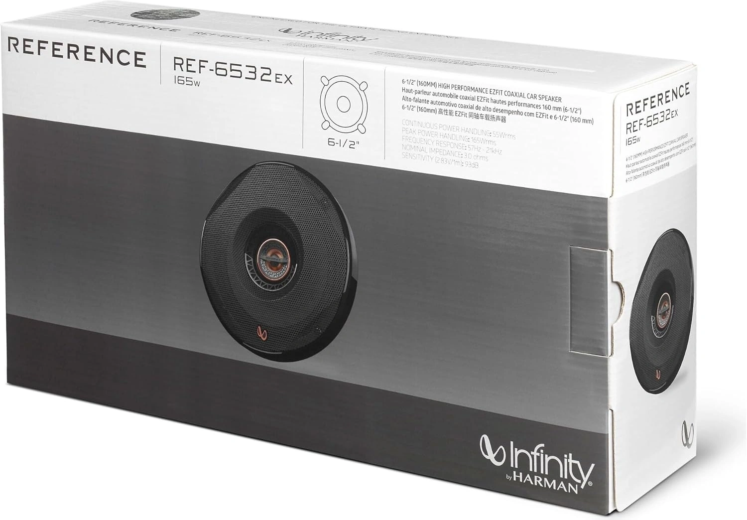 Колонки автомобильные Infinity Reference REF6532ex 165Вт 93дБ 3Ом 16см (6.5дюйм) (ком.:2кол.) коаксиальные двухполосные — миниатюра 6