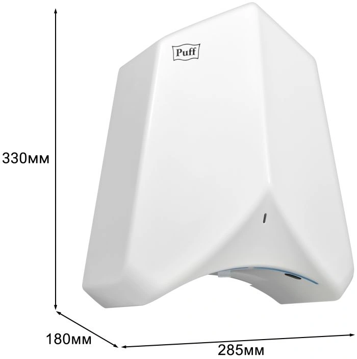Сушилка для рук Puff 8840 1100Вт белый — миниатюра 7
