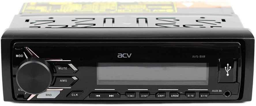 Автомагнитола ACV AVS-811R 1DIN 4x50Вт (34059) — миниатюра 2