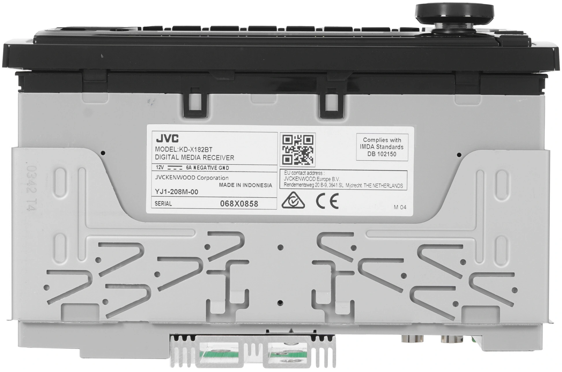 Автомагнитола JVC KD-X182BT 1DIN 4x50Вт v4.2 ПДУ RDS — миниатюра 8