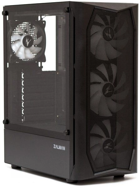 Корпус Zalman N4 REV.1 черный без БП ATX 5x120mm 2x180mm 2xUSB2.0 1xUSB3.0 audio bott PSU — миниатюра 5