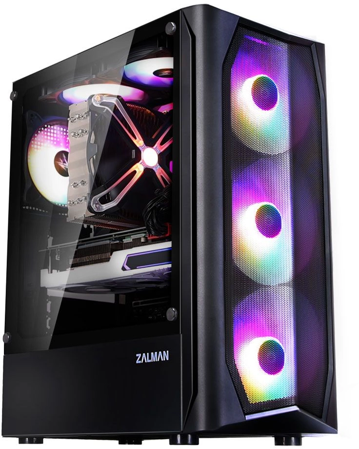 Корпус Zalman N4 REV.1 черный без БП ATX 5x120mm 2x180mm 2xUSB2.0 1xUSB3.0 audio bott PSU — фото 1