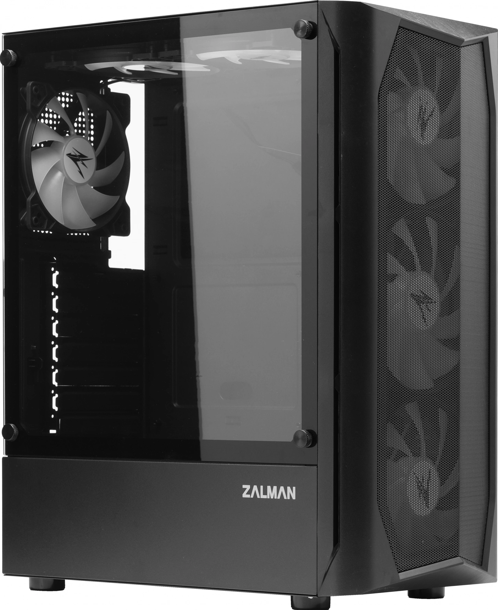 Корпус Zalman N4 REV.1 черный без БП ATX 5x120mm 2x180mm 2xUSB2.0 1xUSB3.0 audio bott PSU — миниатюра 7