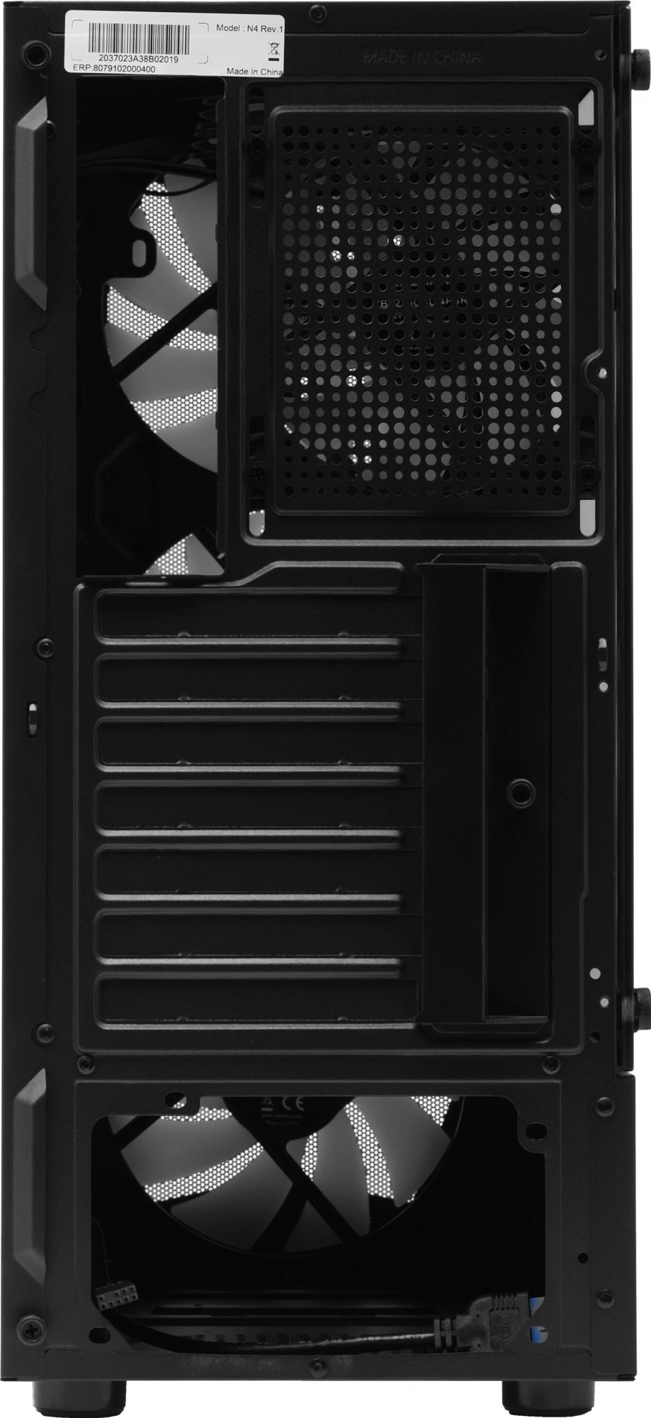 Корпус Zalman N4 REV.1 черный без БП ATX 5x120mm 2x180mm 2xUSB2.0 1xUSB3.0 audio bott PSU — миниатюра 10