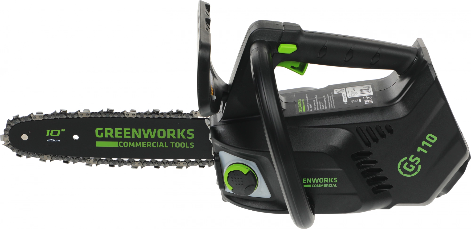 Цепная пила Greenworks GD40TCS аккум. дл.шины:10" (25cm) (2003807) — миниатюра 3