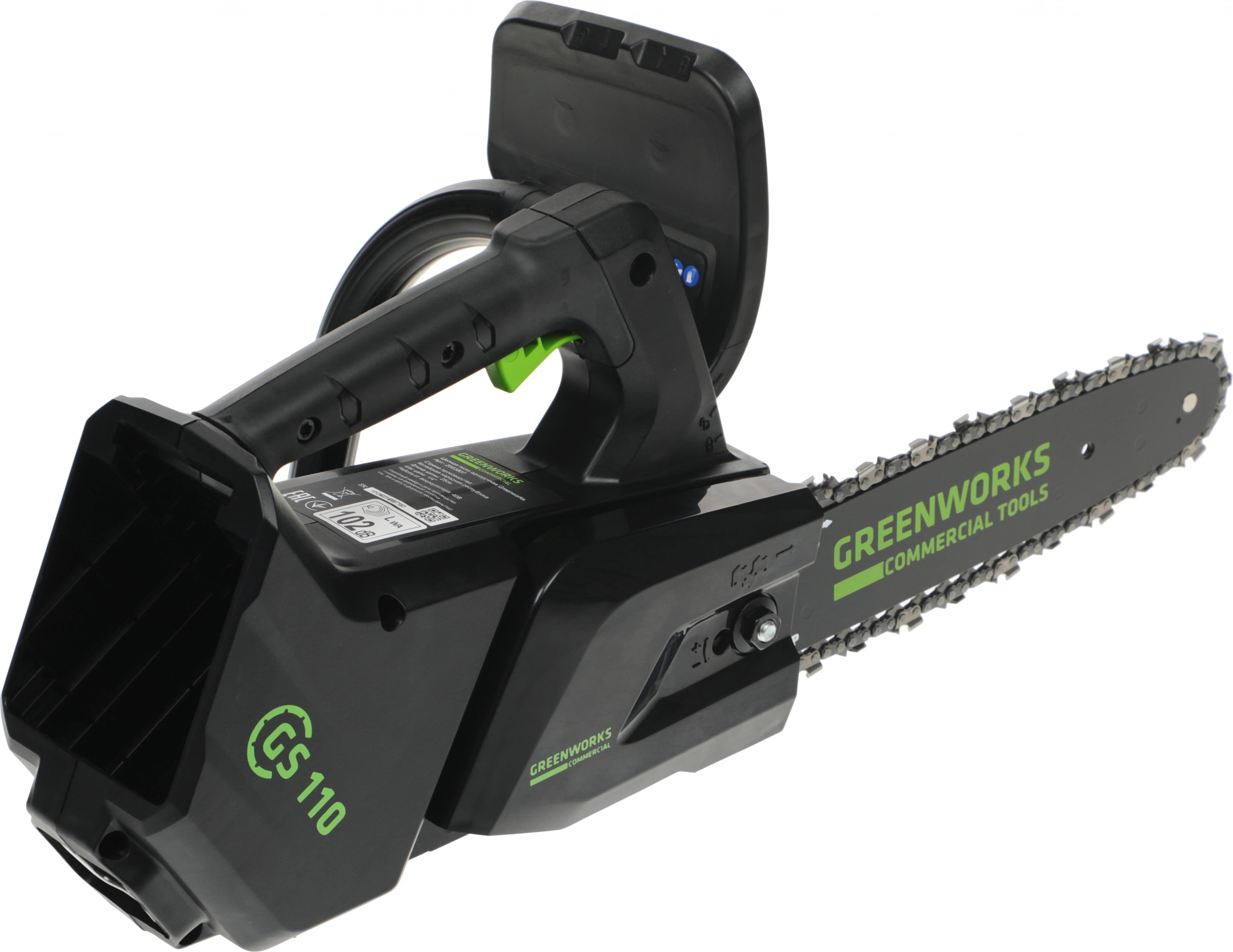 Цепная пила Greenworks GD40TCS аккум. дл.шины:10" (25cm) (2003807) — миниатюра 4