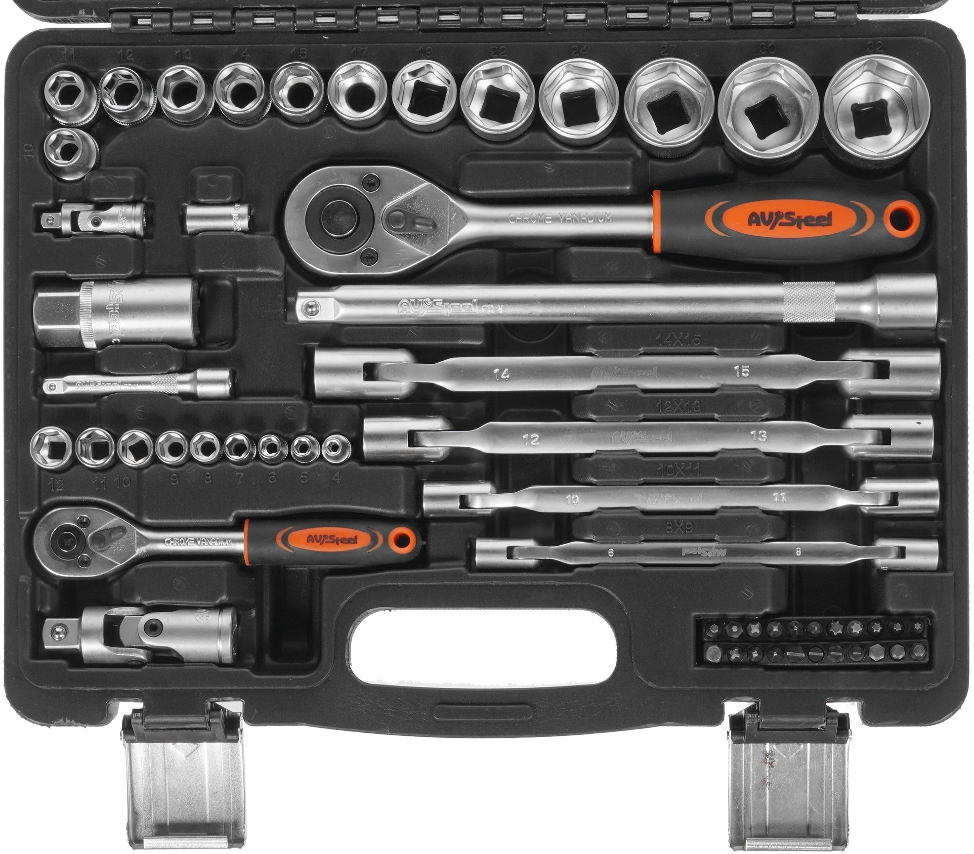 Набор инструментов Av Steel AV-011076 76 предметов (жесткий кейс) — миниатюра 7