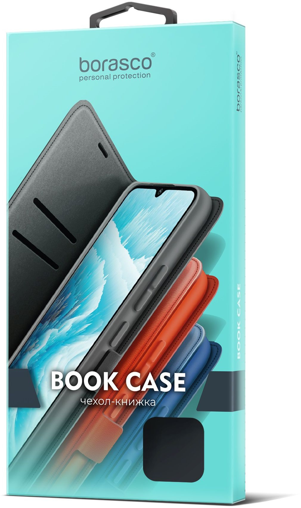 Чехол (флип-кейс) BoraSCO для Xiaomi Redmi Note 12 Pro+ 71757 черный — миниатюра 3
