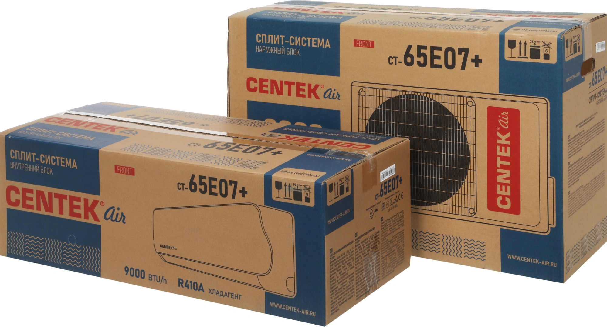 Сплит-система Centek CT-65E07+ белый — миниатюра 2