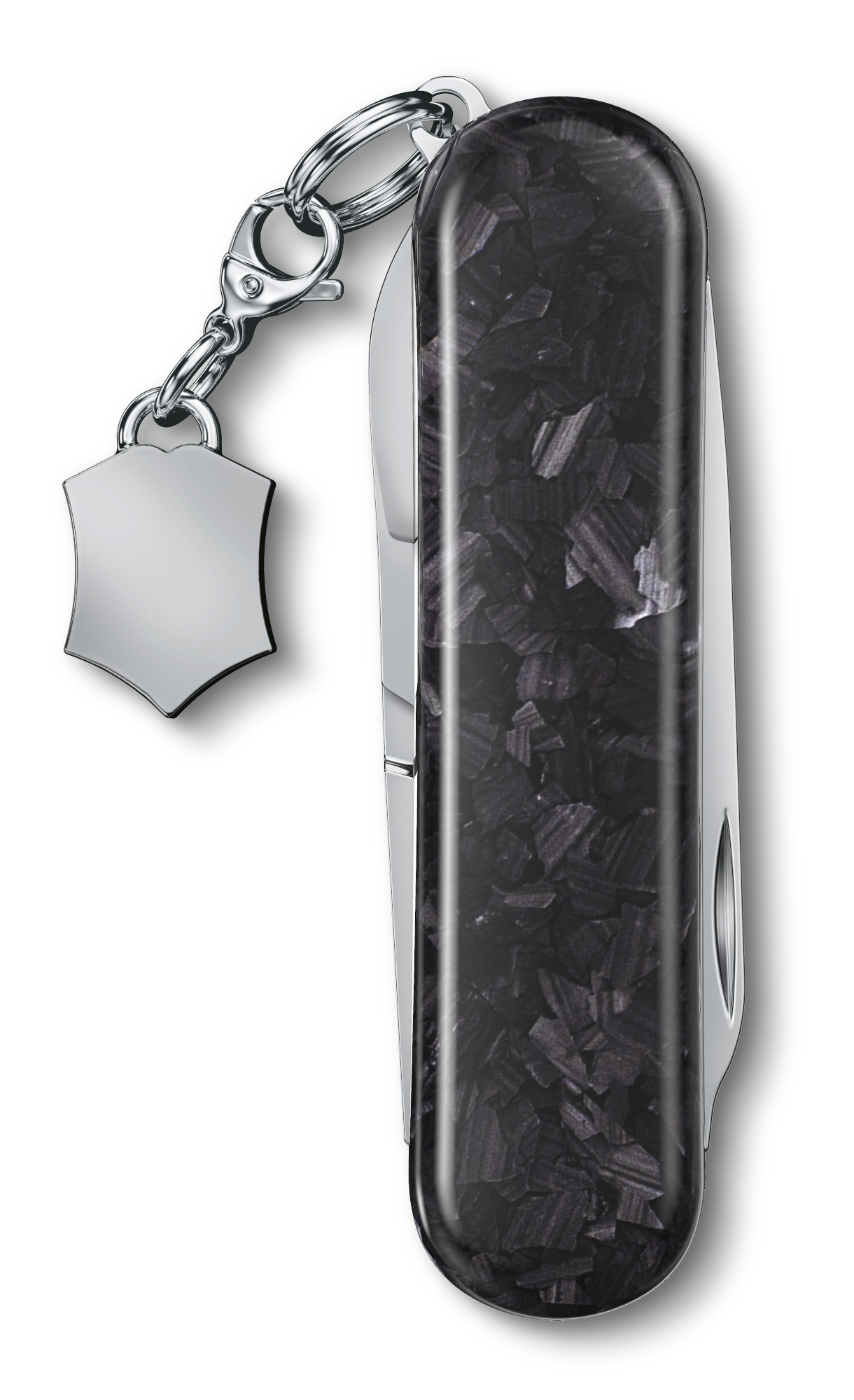Нож перочинный Victorinox Classic Brilliant Carbon (0.6221.90) 58мм 5функц. черный/серебристый подар.коробка — миниатюра 3
