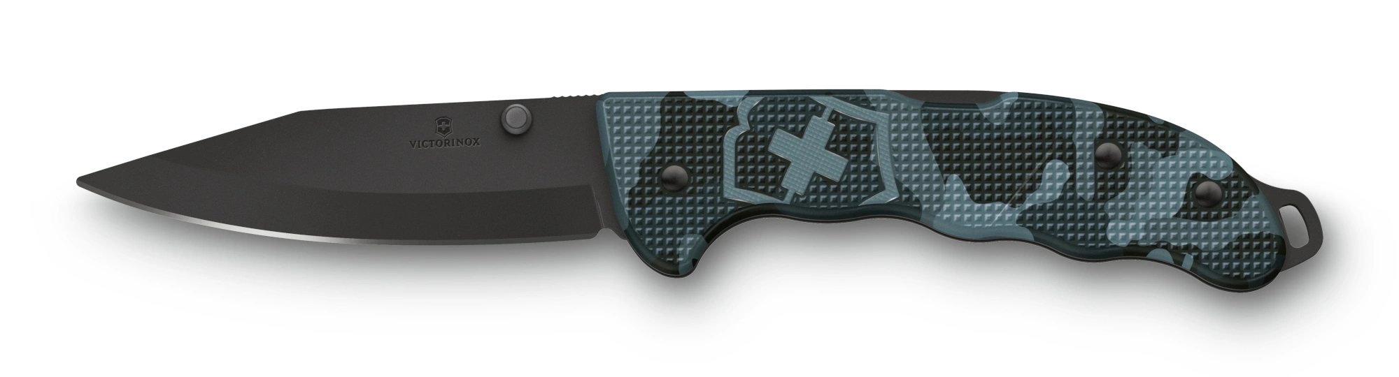 Нож перочинный Victorinox Evoke BSH Alox Navy (0.9425.DS222) 136мм 4функц. синий камуфляж подар.коробка — миниатюра 4
