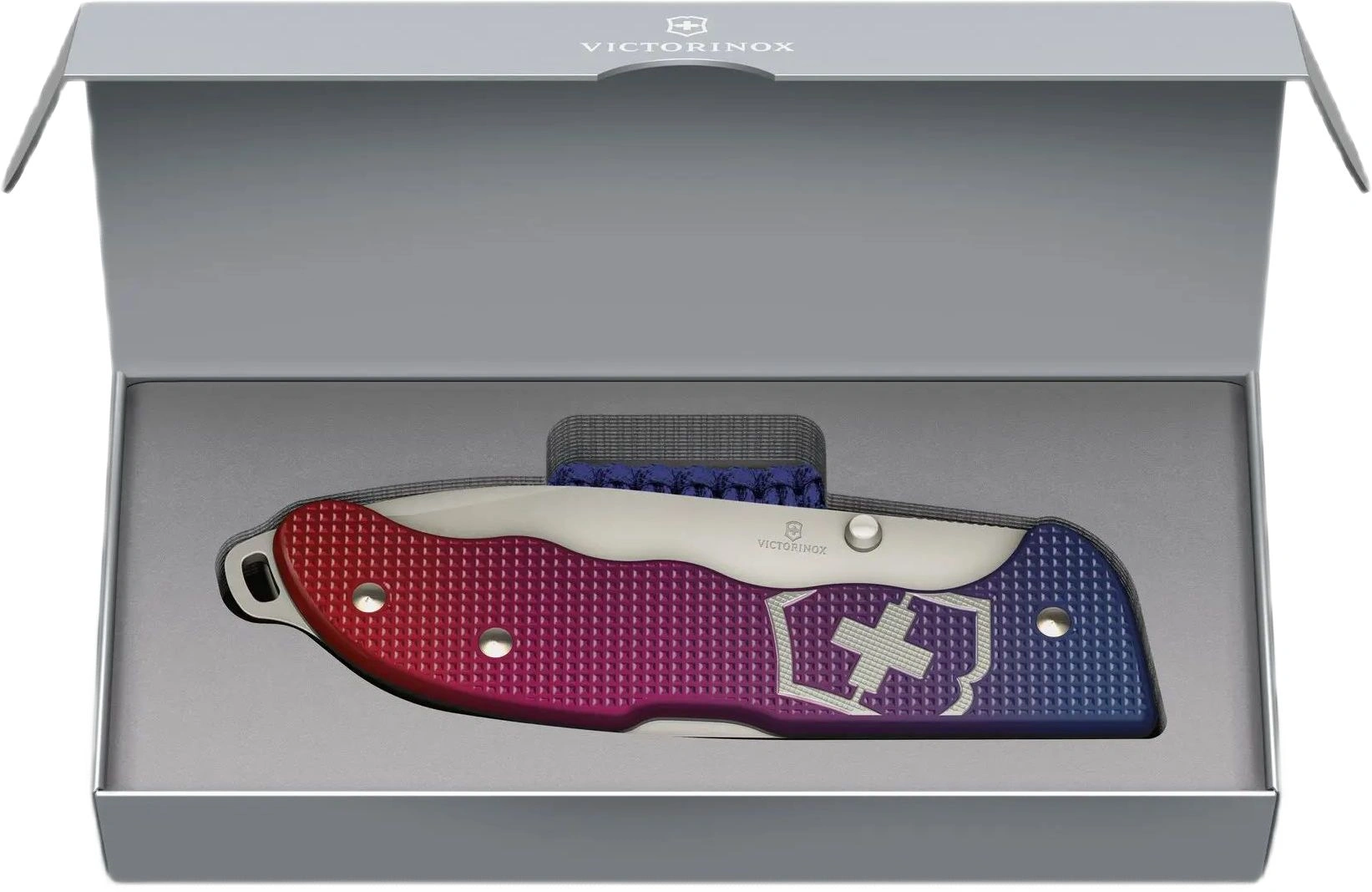 Нож перочинный Victorinox Evoke Alox (0.9415.D221) 136мм 5функц. синий/красный подар.коробка в комплекте: паракорд — миниатюра 10