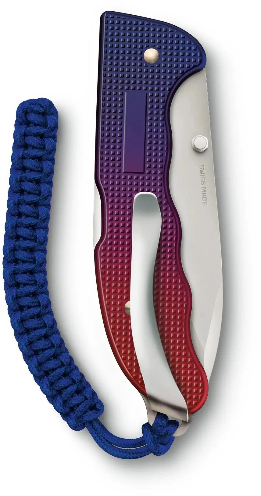 Нож перочинный Victorinox Evoke Alox (0.9415.D221) 136мм 5функц. синий/красный подар.коробка в комплекте: паракорд — миниатюра 4