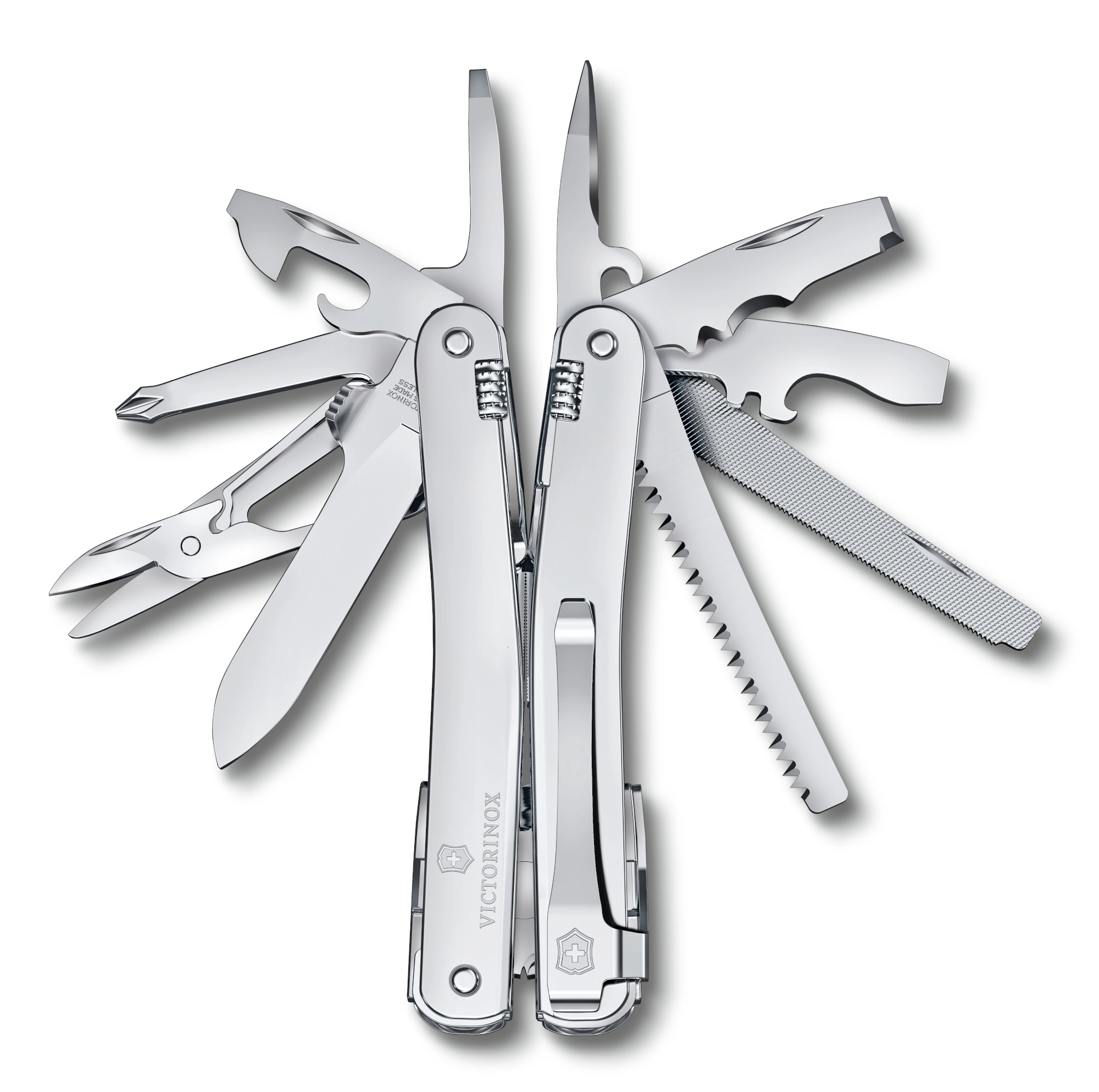 Мультитул Victorinox SwissTool Spirit MX Clip (3.0224.MKB1) 105мм 24функц. серебристый блистер — миниатюра 3