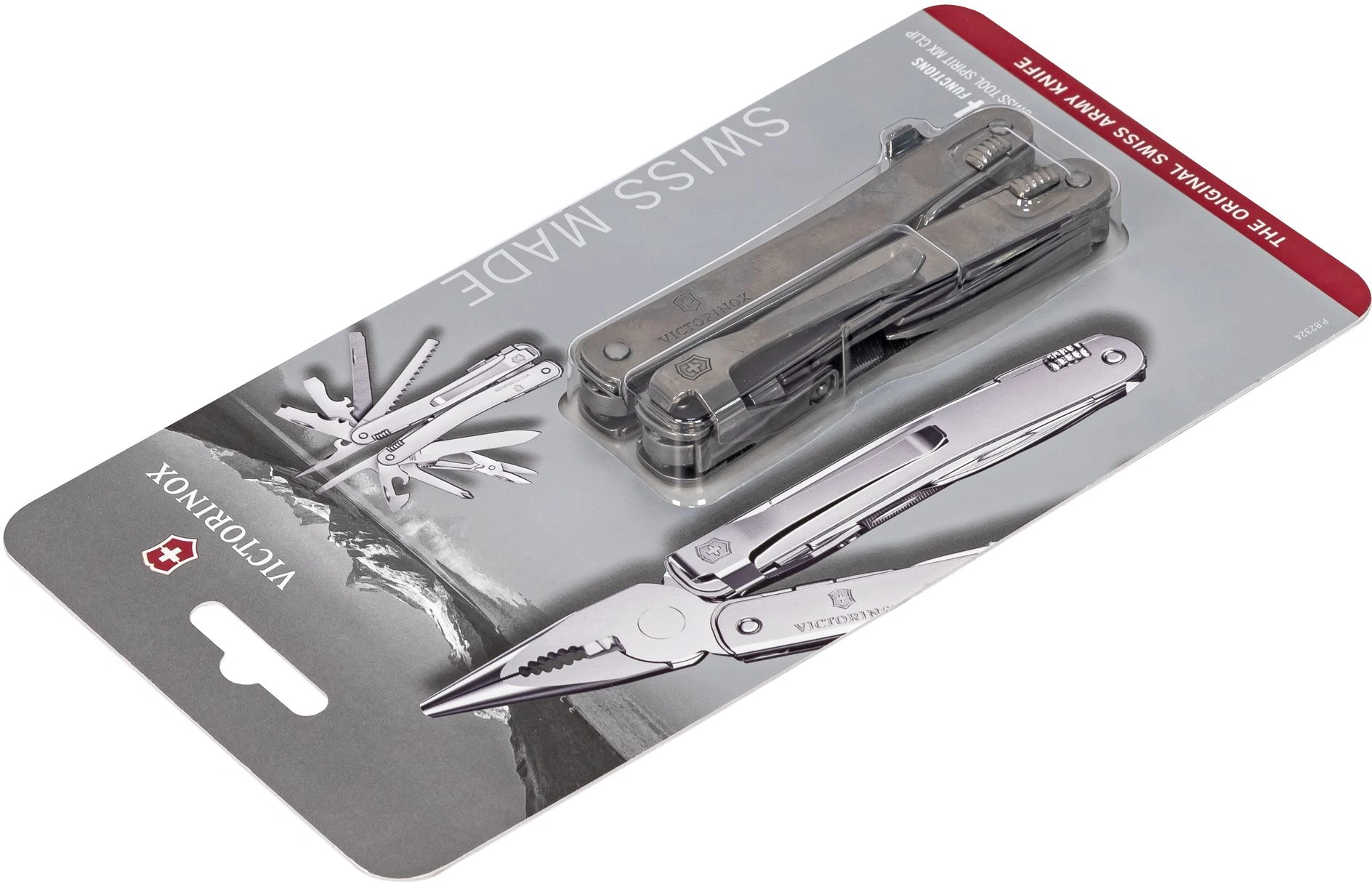 Мультитул Victorinox SwissTool Spirit MX Clip (3.0224.MKB1) 105мм 24функц. серебристый блистер — миниатюра 7