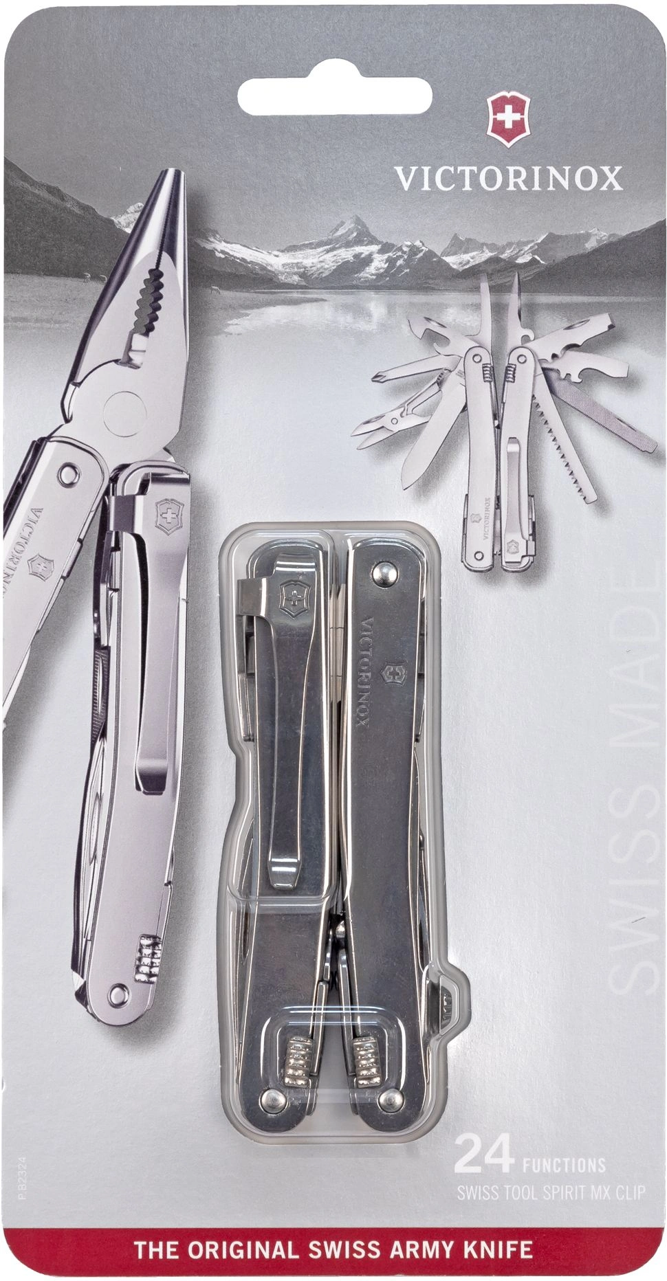 Мультитул Victorinox SwissTool Spirit MX Clip (3.0224.MKB1) 105мм 24функц. серебристый блистер — миниатюра 6