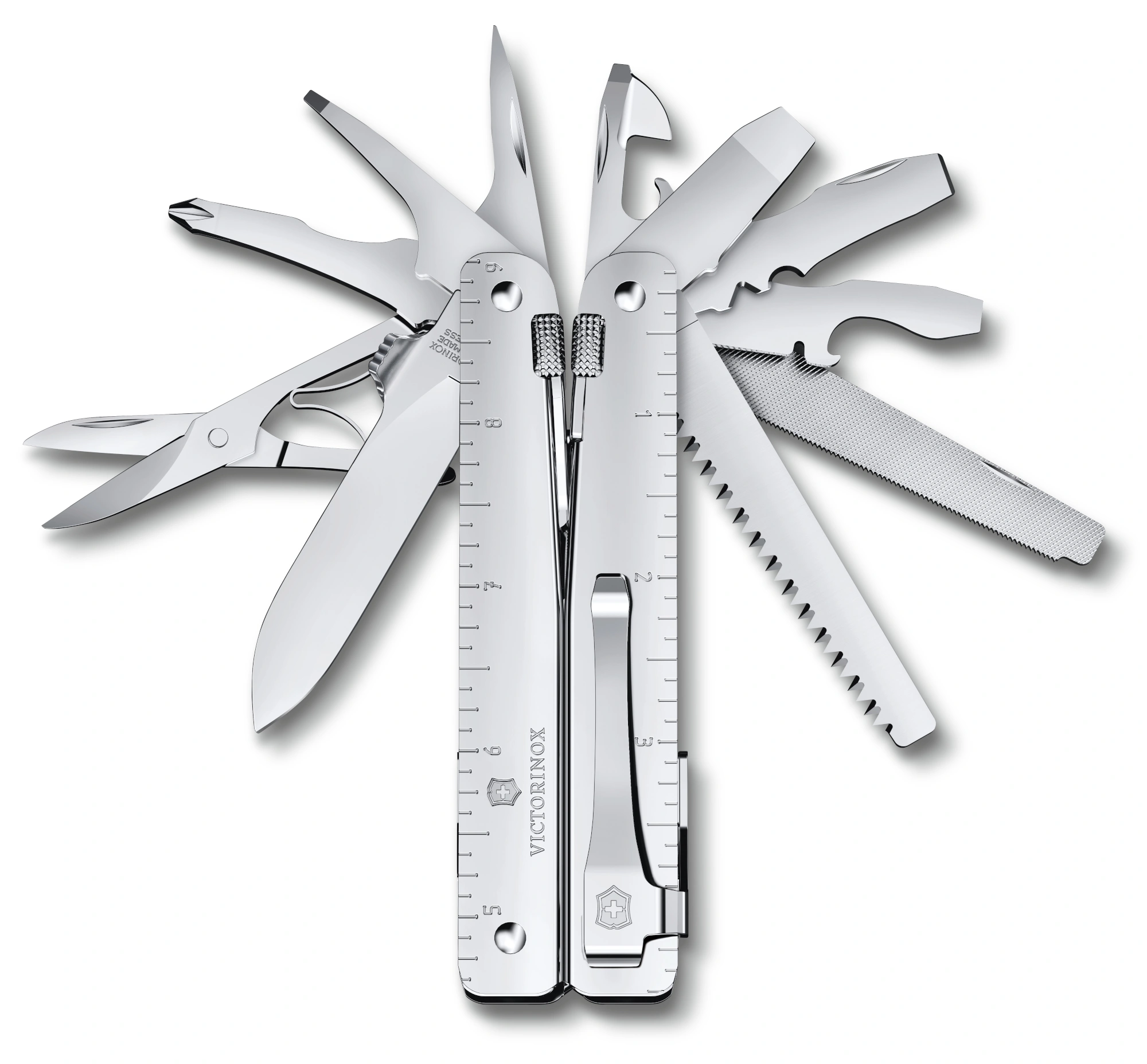 Мультитул Victorinox SwissTool MX Clip (3.0327.MKB1) 115мм 26функц. серебристый блистер — миниатюра 2