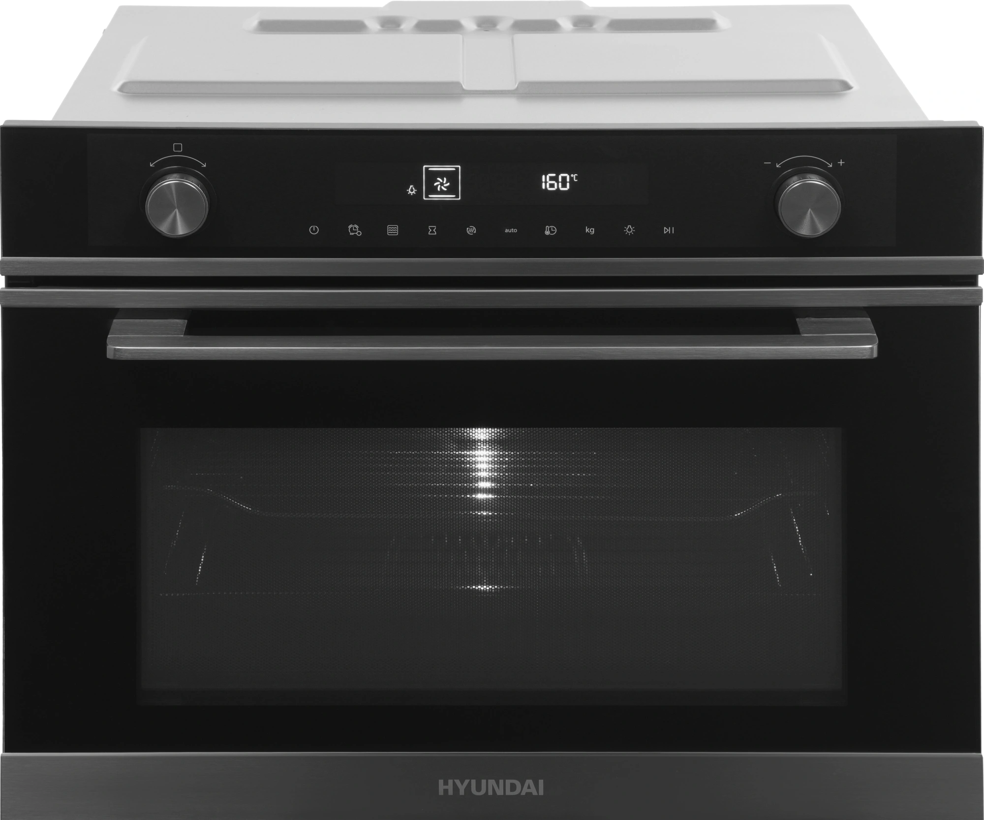 Духовой шкаф Электрический Hyundai HMEO 6540 DX черный/графитовый — миниатюра 19
