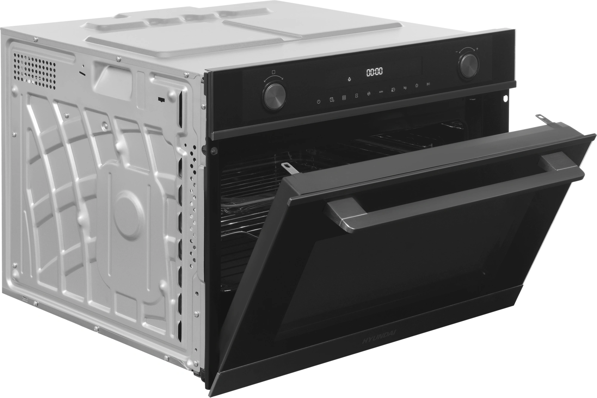 Духовой шкаф Электрический Hyundai HMEO 6540 DX черный/графитовый — миниатюра 34