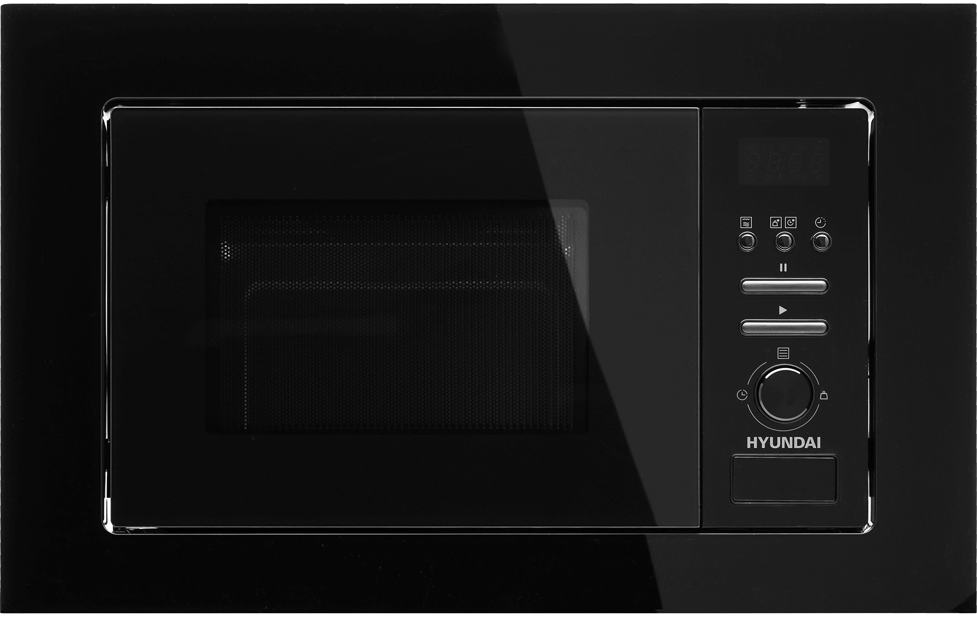 Микроволновая печь Hyundai HBW 2040 BG 20л. 800Вт черный (встраиваемая) — миниатюра 4
