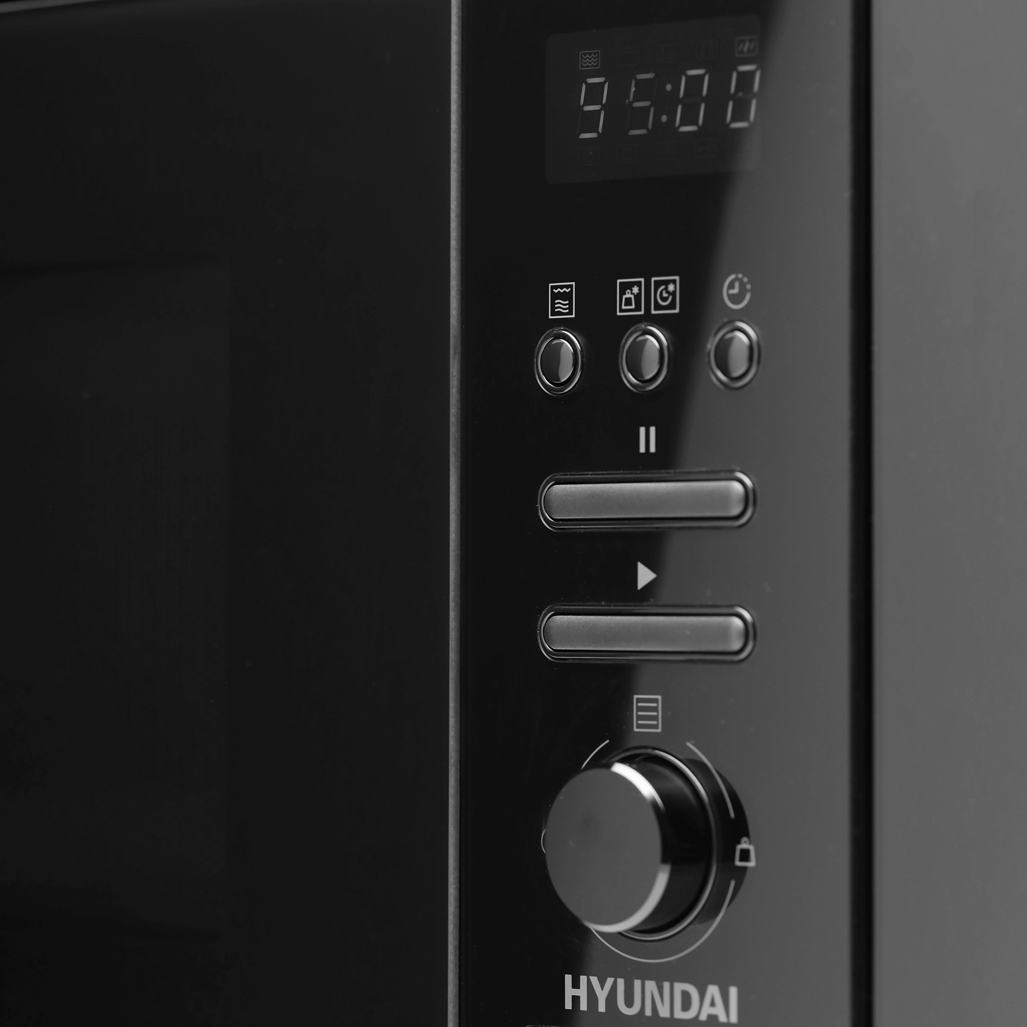 Микроволновая печь Hyundai HBW 2040 BG 20л. 800Вт черный (встраиваемая) — миниатюра 8