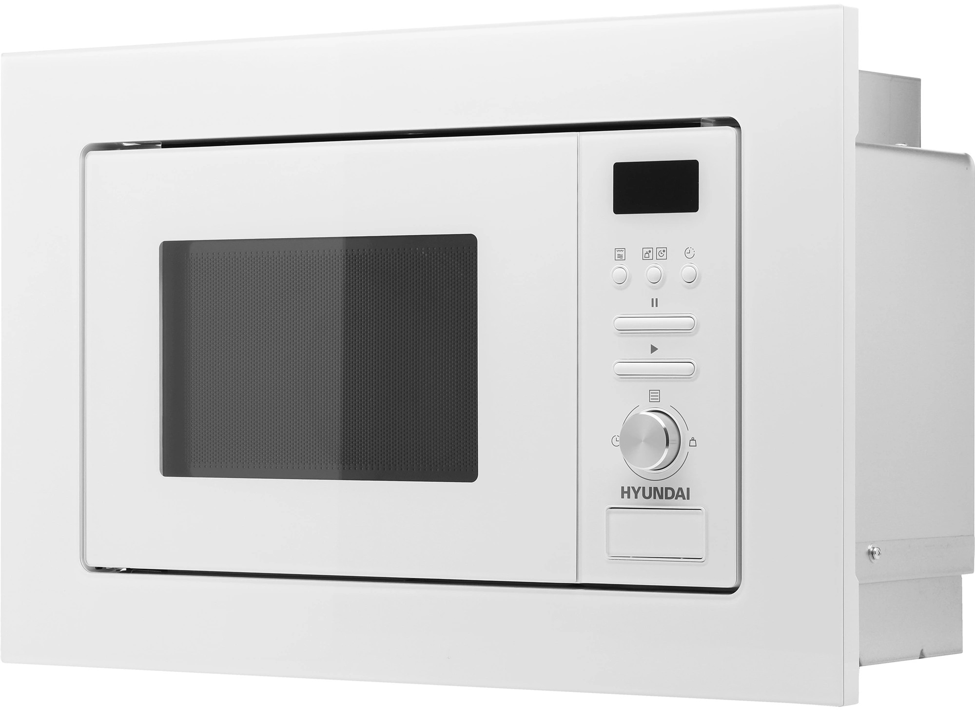 Микроволновая печь Hyundai HBW 2040 WG 20л. 800Вт белый (встраиваемая) — миниатюра 2