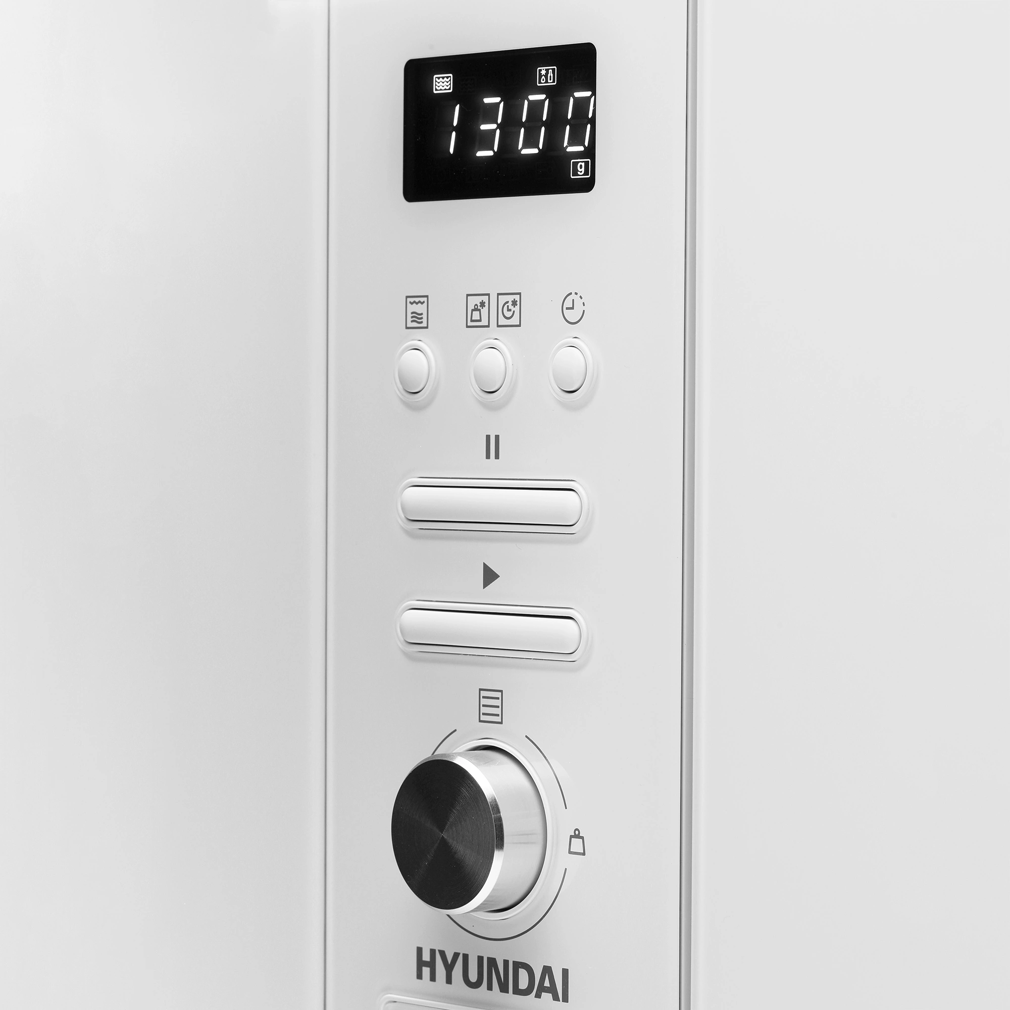 Микроволновая печь Hyundai HBW 2040 WG 20л. 800Вт белый (встраиваемая) — миниатюра 9