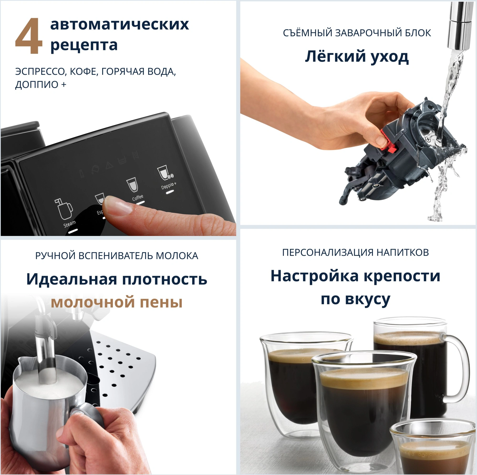 Кофемашина Delonghi Magnifica Start ECAM220.21.B 1450Вт черный — миниатюра 3