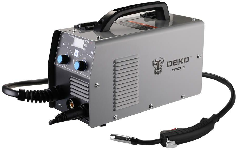 Сварочный полуавтомат Deko DKWM200A инвертор MIG-MAG/ММА 5.6кВт