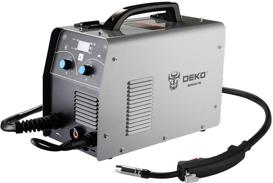 Сварочный полуавтомат Deko DKWM250A инвертор MIG-MAG/ММА 7кВт — миниатюра 2