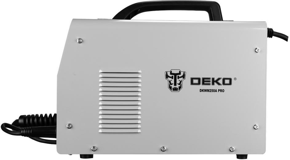 Сварочный полуавтомат Deko DKWM250A инвертор MIG-MAG/ММА 7кВт — миниатюра 3