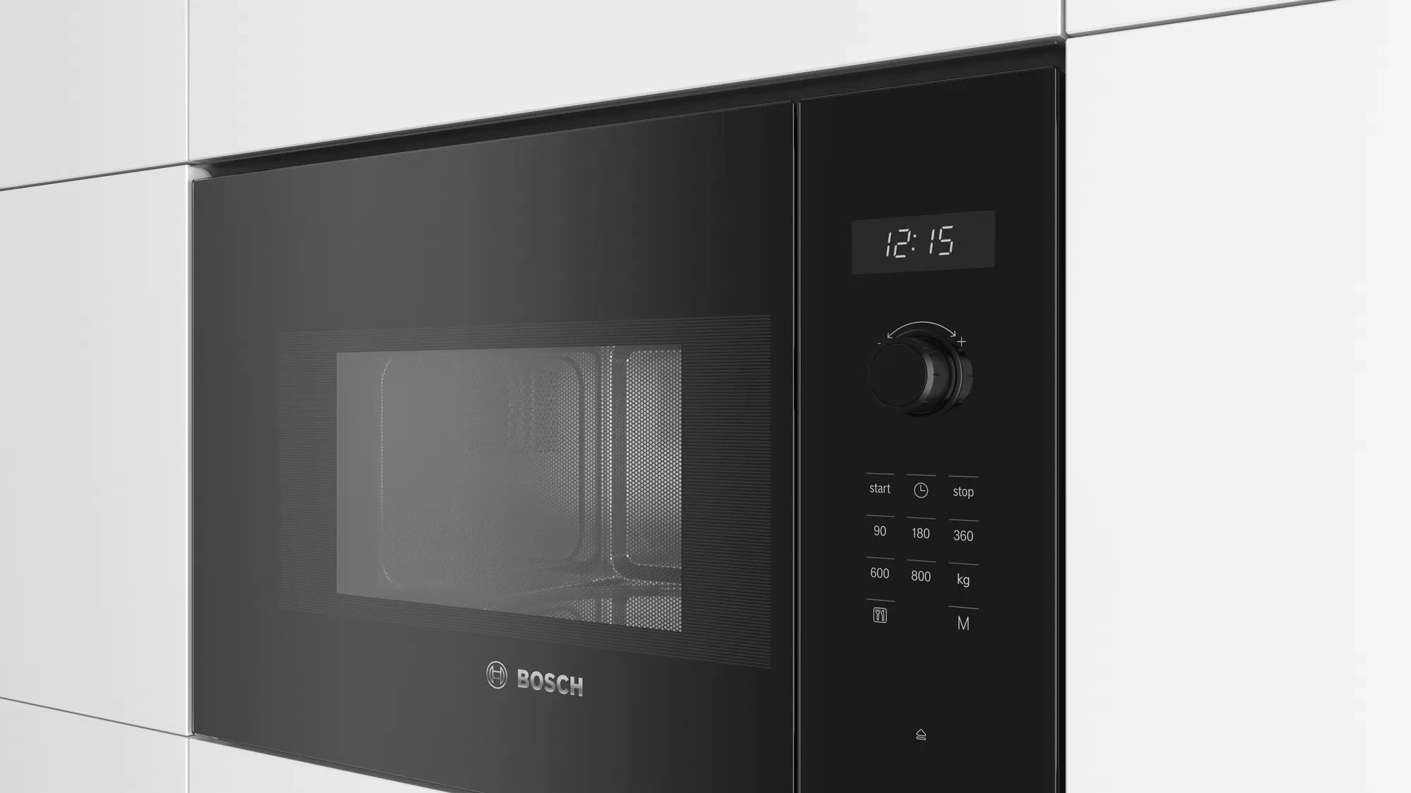 Микроволновая печь Bosch BFL524MB0 20л. 800Вт черный (встраиваемая) — миниатюра 2