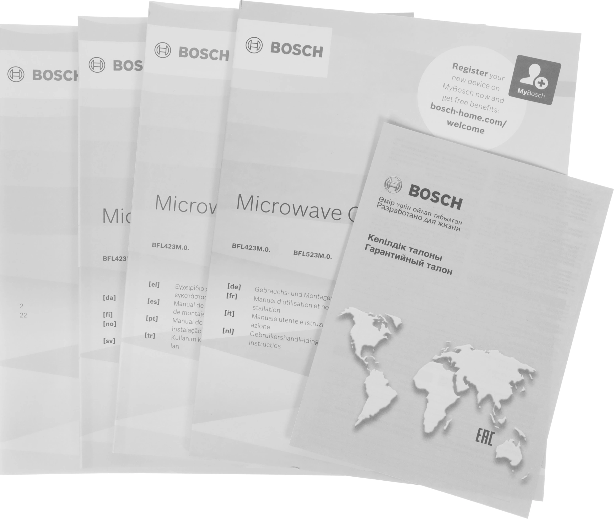 Микроволновая печь Bosch BFL524MB0 20л. 800Вт черный (встраиваемая) — миниатюра 16