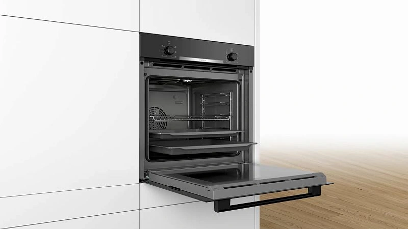 Духовой шкаф Электрический Bosch HBA530BB0S черный/серебристый — миниатюра 4