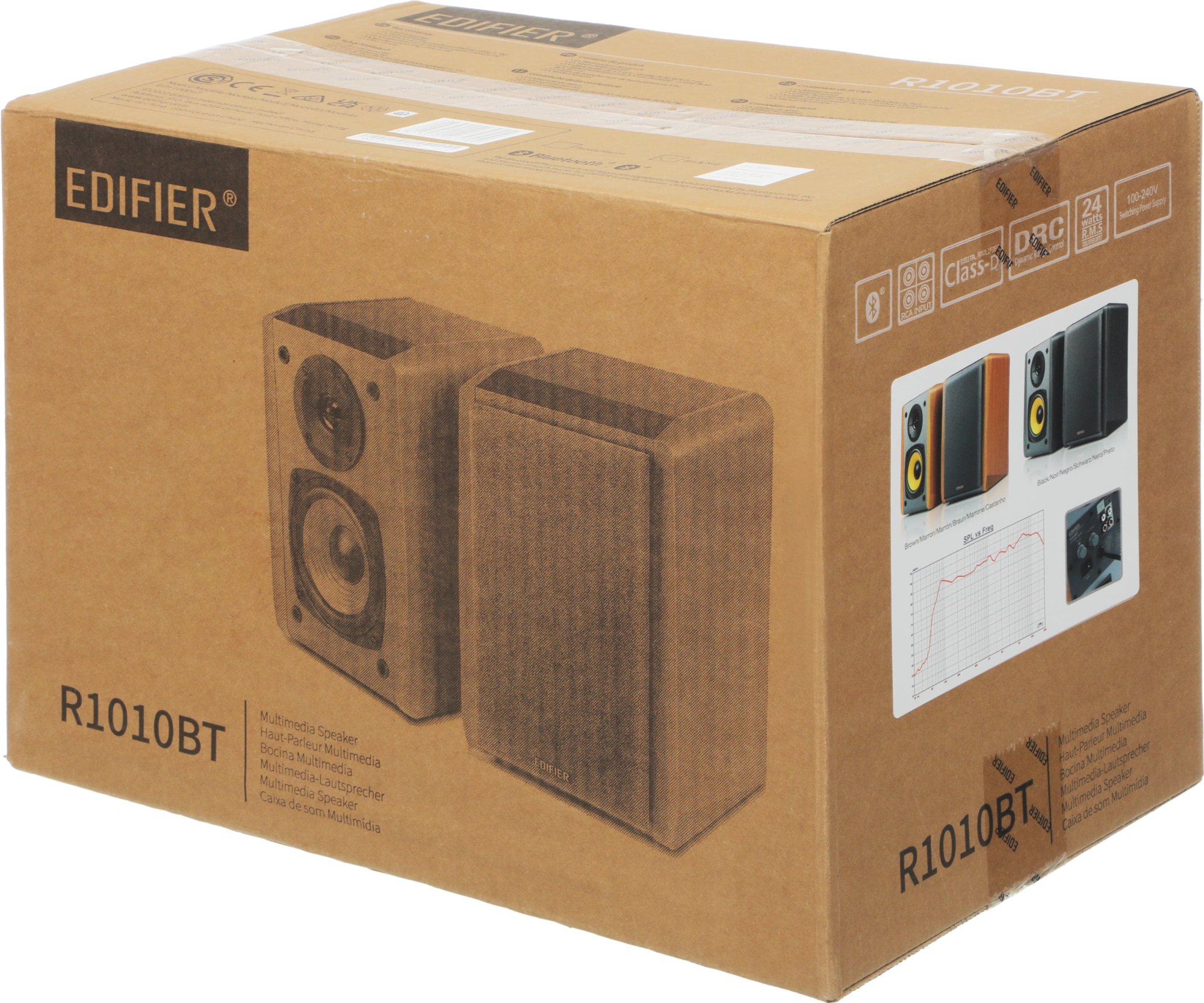 Колонки Edifier R1010BT 2.0 черный/черный 24Вт BT — миниатюра 8