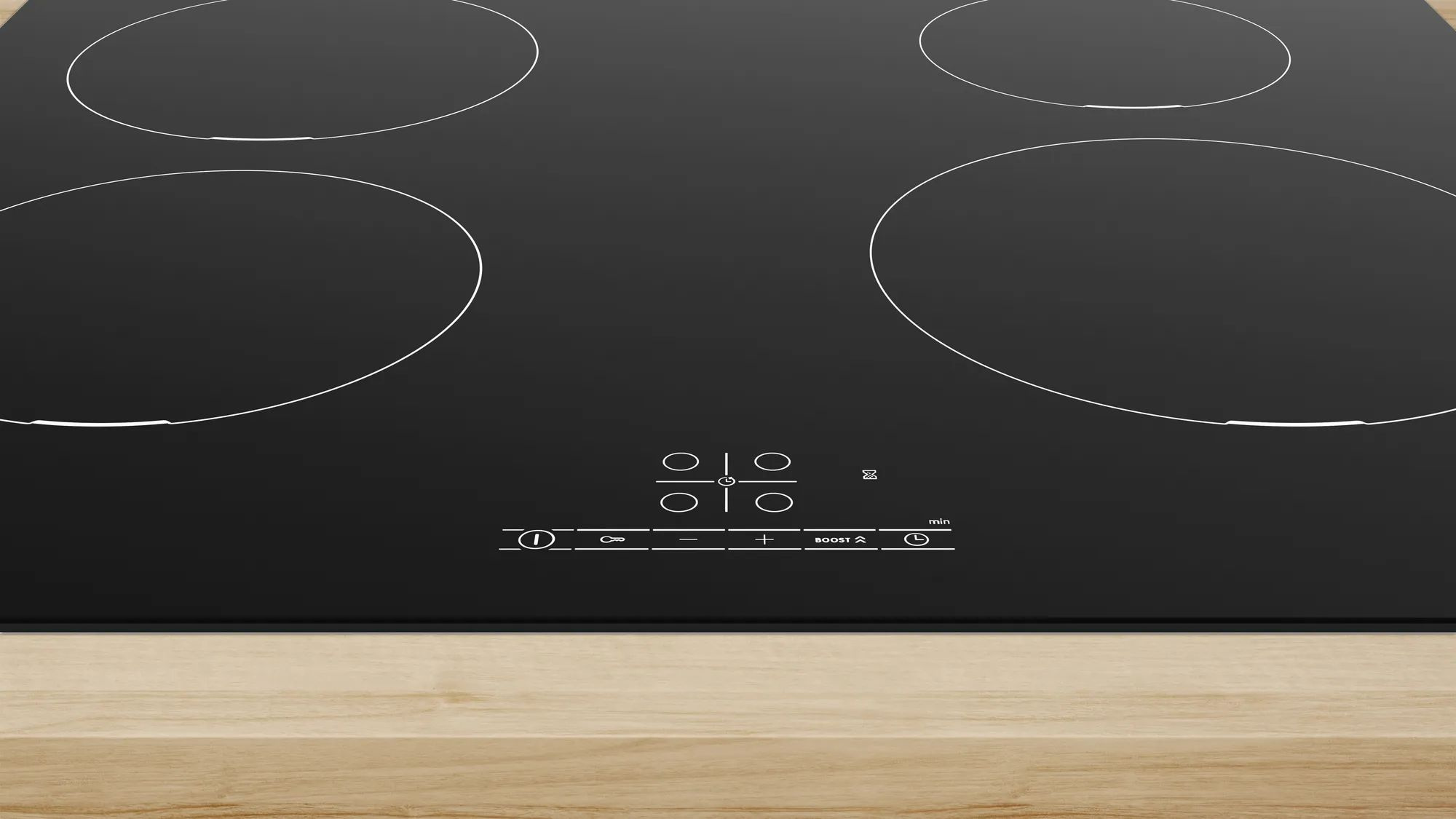 Индукционная варочная поверхность Bosch PUE611BB6E черный — миниатюра 2