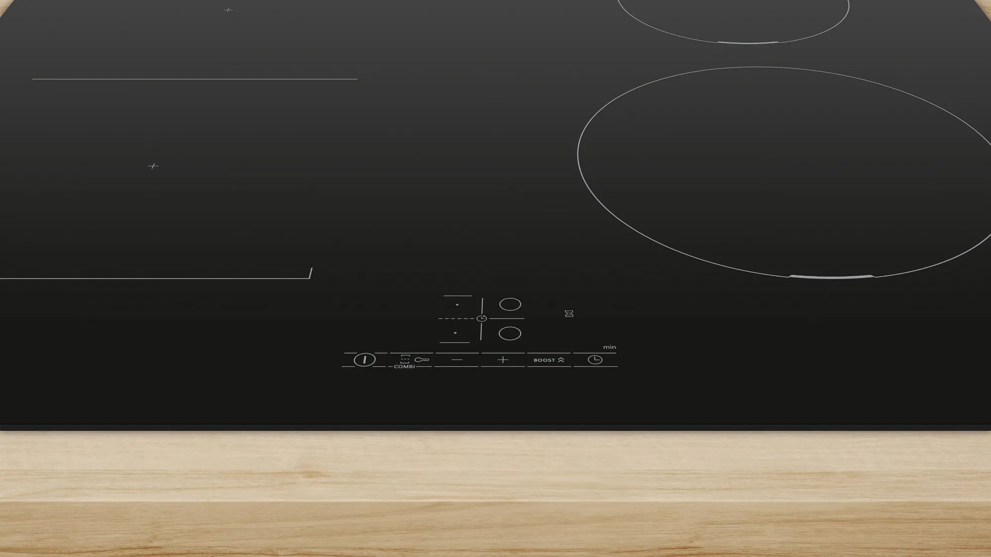 Индукционная варочная поверхность Bosch PWP611BB5E черный — миниатюра 3