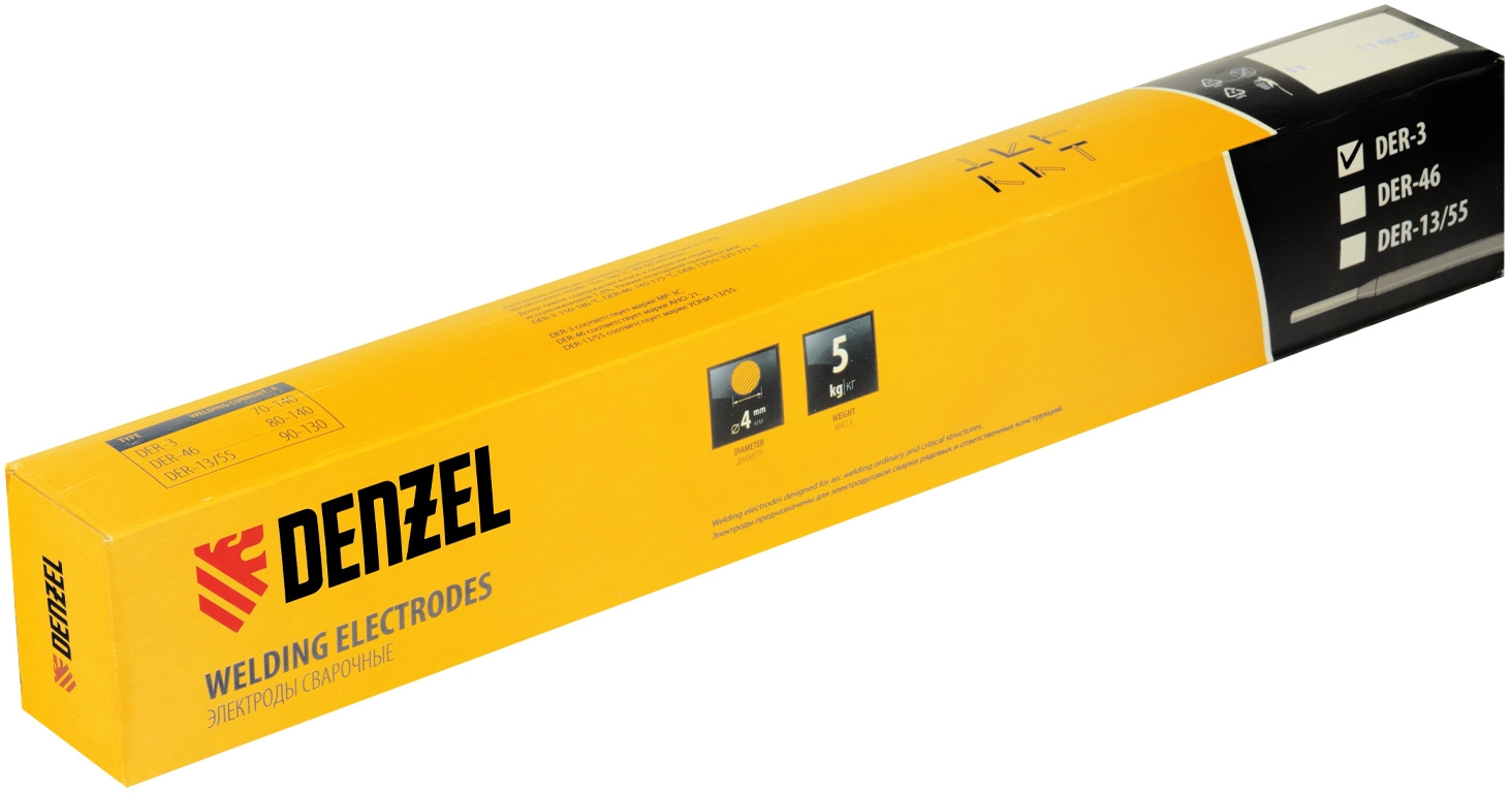 Электрод Denzel 97513 D4мм L450мм 5гр — миниатюра 2