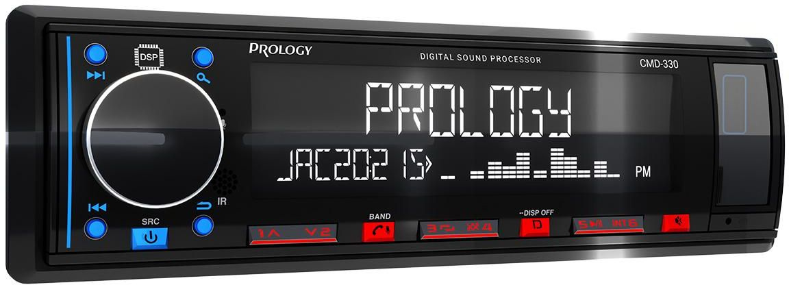 Автомагнитола Prology CMD-330 1DIN 4x55Вт v4.2 AUX DSP ПДУ RDS (PRCMD330) — миниатюра 9