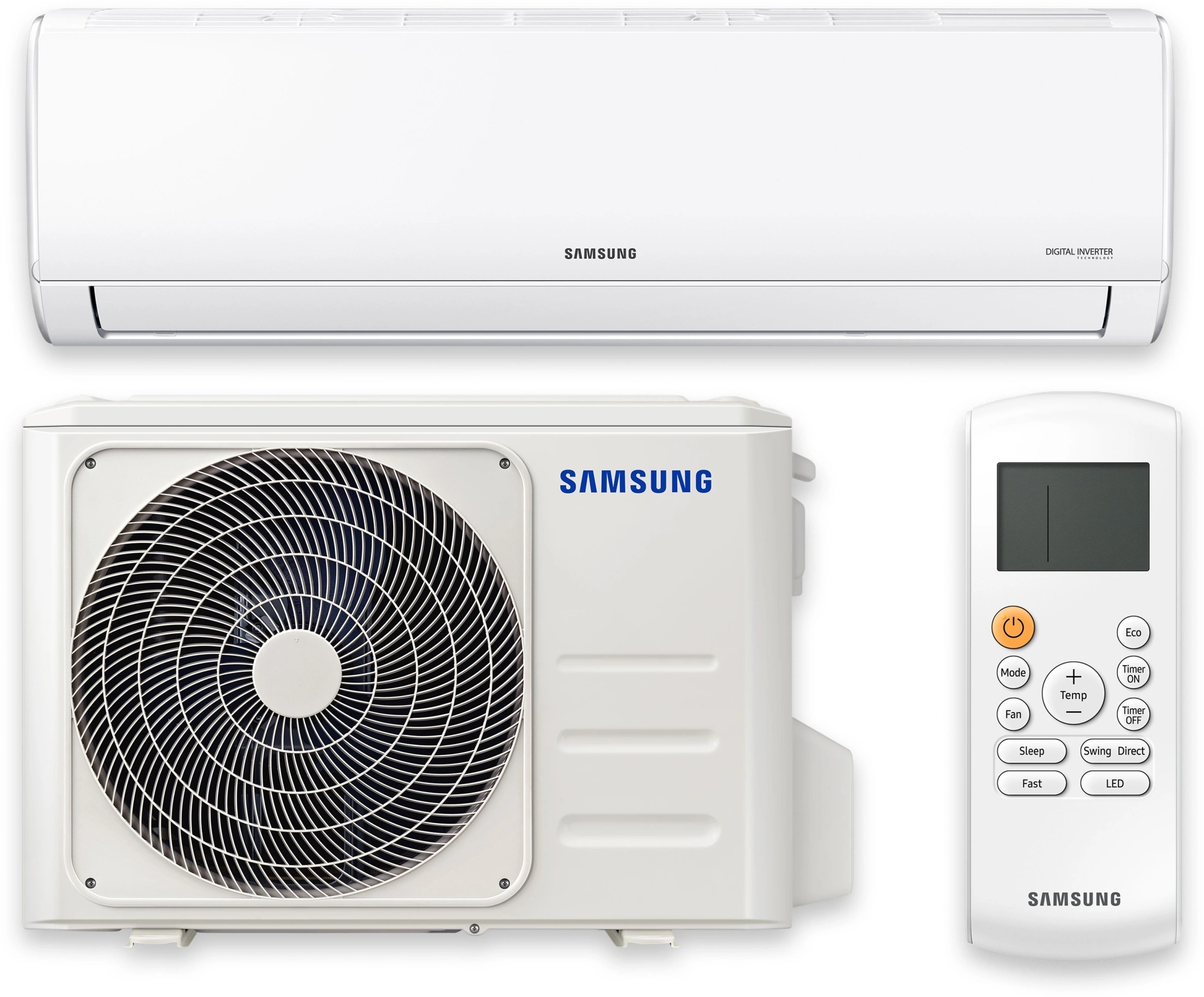 Сплит-система Samsung AR09TXHQASI Inverter белый — миниатюра 8